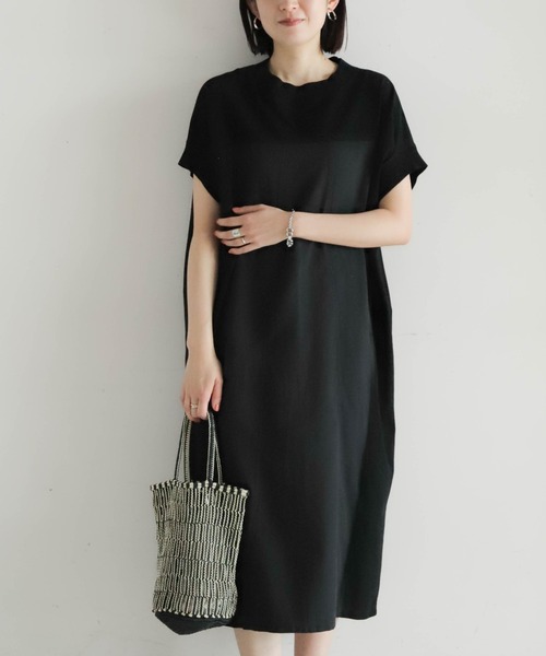 NOMBRE　INPAIR　TCカットコンビバンザイワンピース NOMBRE IMPAIR ワンピース TCカットコンビ リブ付キバンザイ