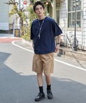 ワイドパンツ ハーフパンツ チノパン 短パン ...の詳細画像5