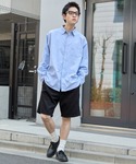 ワイドパンツ ハーフパンツ チノパン 短パン ...の詳細画像2