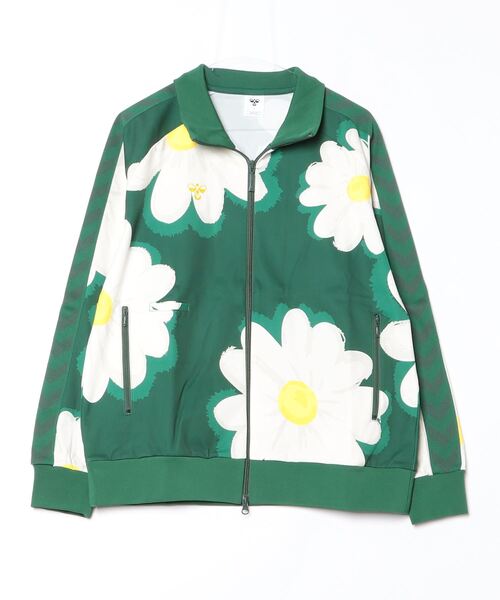 Hummel ジャージ　花柄　ヒュンメル　緑 hummel（ヒュンメル） ジャージ プレイ トラックジャケット メンズ