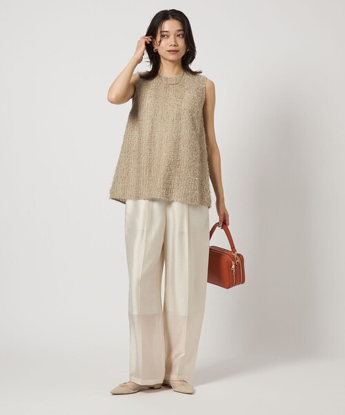 【美品】【WEB限定】フリンジ ノースリーブブラウス ―ウォッシャブル― BEAUTY&YOUTH UNITED ARROWS｜【WEB限定】フリンジ ノースリーブ