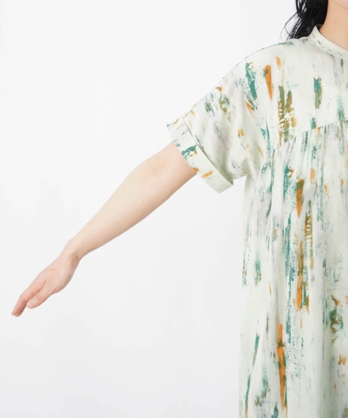 LADY LUCK LUCA ワンピース LC/LLL プリントギャザーワンピース