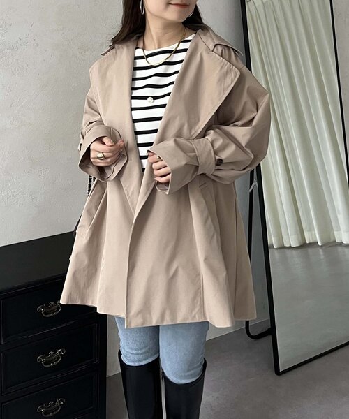 「prose verse」 トレンチコート SMALL ベージュ レディース_画像8