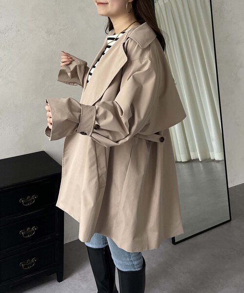 「prose verse」 トレンチコート SMALL ベージュ レディース_画像9