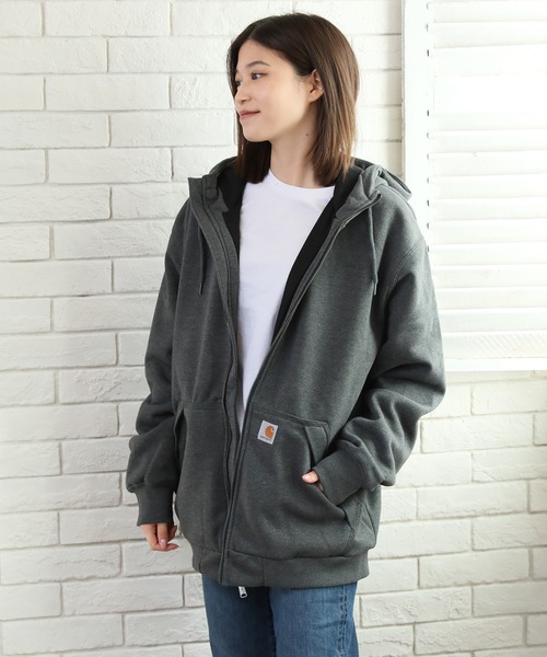 Carhartt 「Carhartt」 ジップアップパーカー M