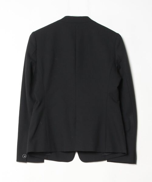maruzoです！極美品 洗える PLST ノーカラージャケット PLST 「PLST」 ノーカラージャケット M ブラック レディース