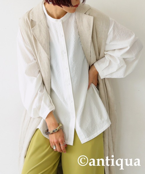 antiqua 「antiqua」 「patterntorso」長袖ブラウス FREE