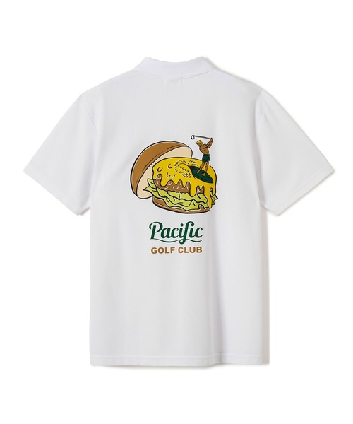Pacific GOLF CULB トップス Pacific GOLF CLUB tシャツ ＆ HAMBURGER POLO メンズ