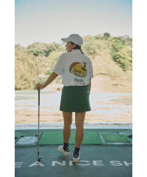 Pacific GOLF CULB トップス Pacific GOLF CLUB tシャツ ＆ HAMBURGER POLO メンズ
