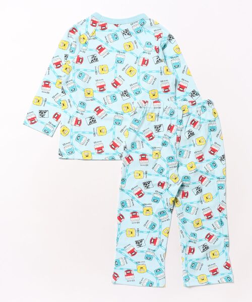 Kids Foret（キッズフォーレ） パジャマ JR新幹線電車総柄長袖パジャマ