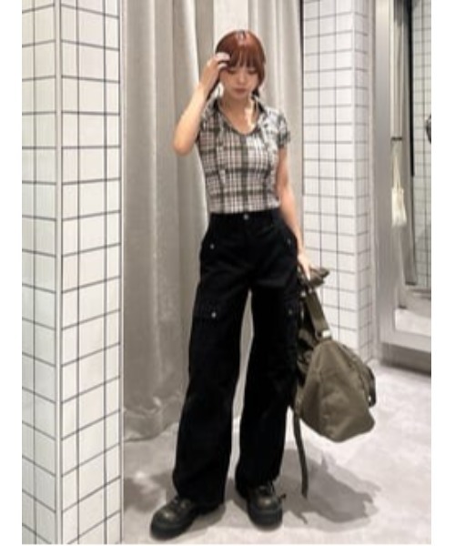 LAGUA GEM（ラグアジェム） tシャツ CHECK COMPACT トップス