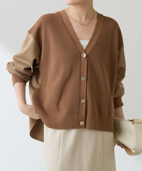 【新品未使用】¥19,800→¥7,000 GALLARDAGALANTEカーデ COLLAGE GALLARDAGALANTE カーディガン コンビニット