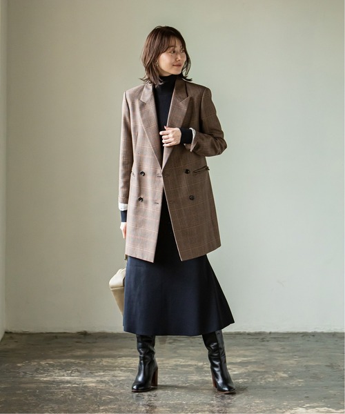 NOBLE（ノーブル） ニットワンピース - ブラック レディース