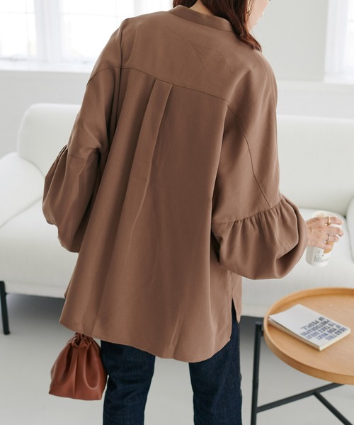 「DISCOAT」 長袖ブラウス MEDIUM グレー レディース_画像10