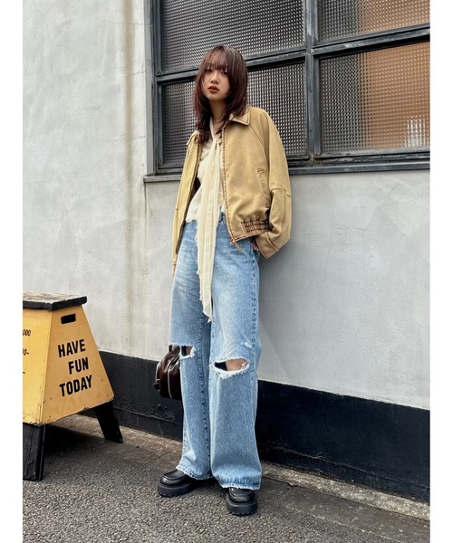 MOUSSY（マウジー） ブラウス シャツ LACE TRIM TIE ブラウス