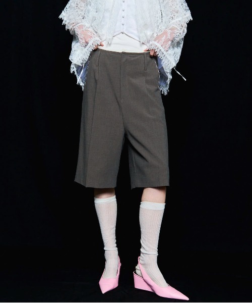 MAISON SPECIAL（メゾンスペシャル） スラックス パンツ Hand Stitch