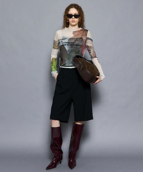 MAISON SPECIAL（メゾンスペシャル） スラックス パンツ Hand Stitch