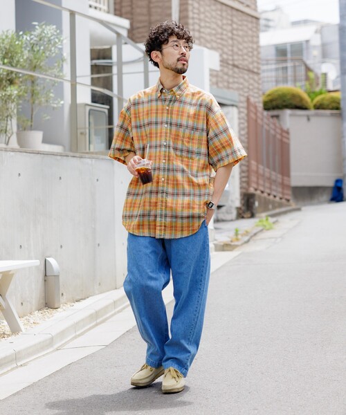 NAUTICA（ノーティカ） シャツ インドマドラスチェック ショート