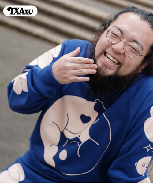 TXA トレーナー スウェット 前田豆コ Sweatshirt メンズ レディース