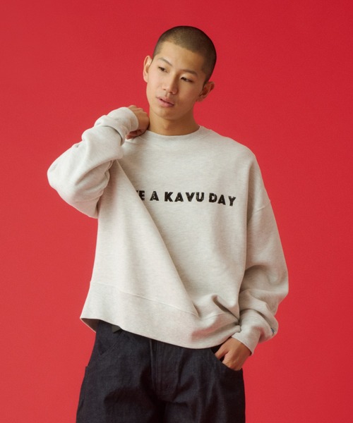 KAVU（カブー） トレーナー スウェット Phrase Sweat Have/フレーズ