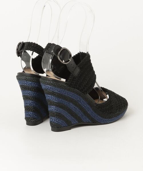 「tsumori chisato WALK」 ヒールサンダル 24.5cm ブラック レディース_画像2