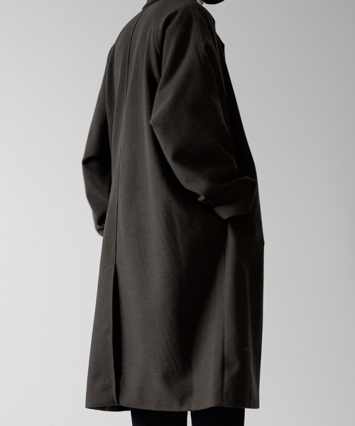 「RUUBON」 チェスターコート S ブラウン メンズ_画像9