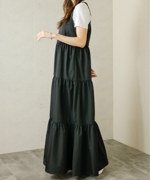 「Per sist ence」 キャミソールワンピース FREE カーキ レディース_画像5