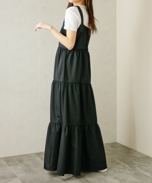「Per sist ence」 キャミソールワンピース FREE カーキ レディース_画像6