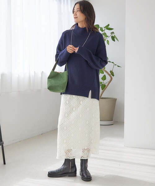 SHIPS（シップス） ニット セーター 「手洗い可能」ウール カシミヤ