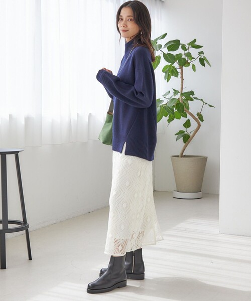 SHIPS（シップス） ニット セーター 「手洗い可能」ウール カシミヤ