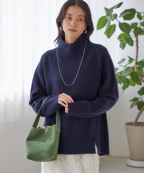 SHIPS（シップス） ニット セーター 「手洗い可能」ウール カシミヤ