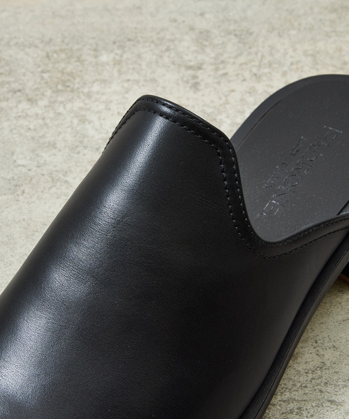 サンダル PADRONE パドローネ / BL SQUARE SLIP-ON スクエアトゥレザースリッポンシューズ / PU8777-2002 メンズの画像