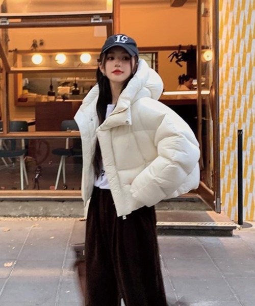 ADDITION STORE ダウンコート ダウンジャケット 「最終入荷」＼首周り