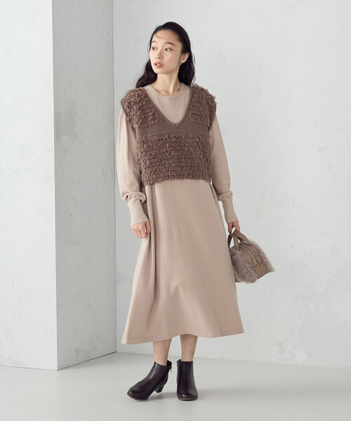 COMME CA ISM（コムサイズム） ワンピース 「ウォッシャブル」セット 