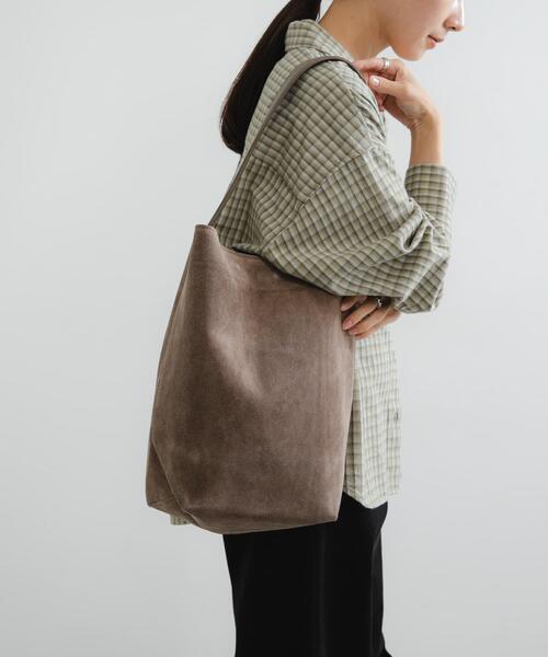 スエード レザーハンドルトートバッグ URBAN RESEARCH（アーバンリサーチ） トートバッグ ワンハンドル