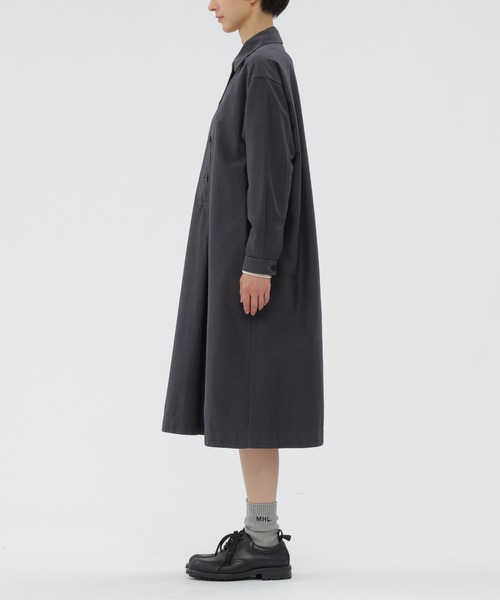 MHL.（エムエイチエル） ワンピース GARMENT DYE COTTON MOLESKIN