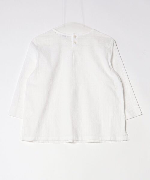 「LE TiROiR de DRESSTERIOR」 7分袖ブラウス M ホワイト レディース_画像2