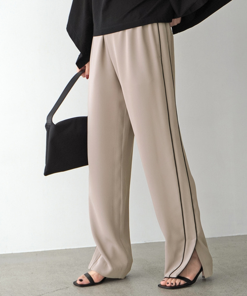 AP STUDIO イージーパンツ 38 ブラック レディース : ZOZOTOWN Yahoo