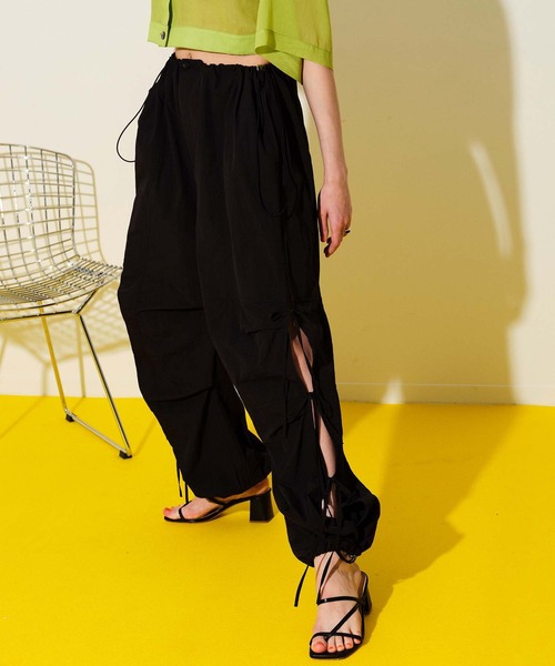 MAISON SPECIAL（メゾンスペシャル） イージーパンツ FREE ブラック