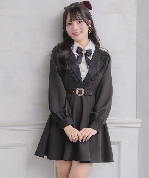 ROJITA（ロジータ） ワンピース テーラー衿デザインワンピース