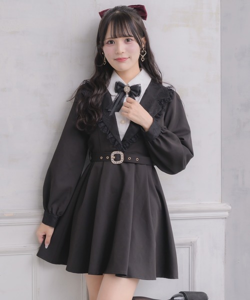 ROJITA（ロジータ） ワンピース テーラー衿デザインワンピース