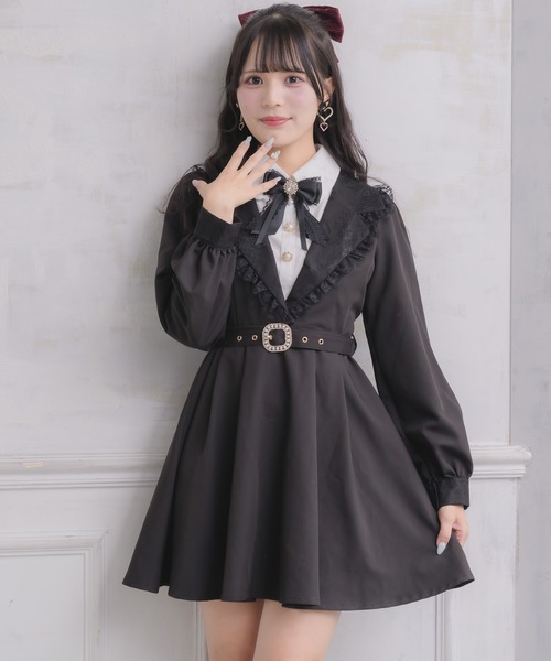 ROJITA（ロジータ） ワンピース テーラー衿デザインワンピース