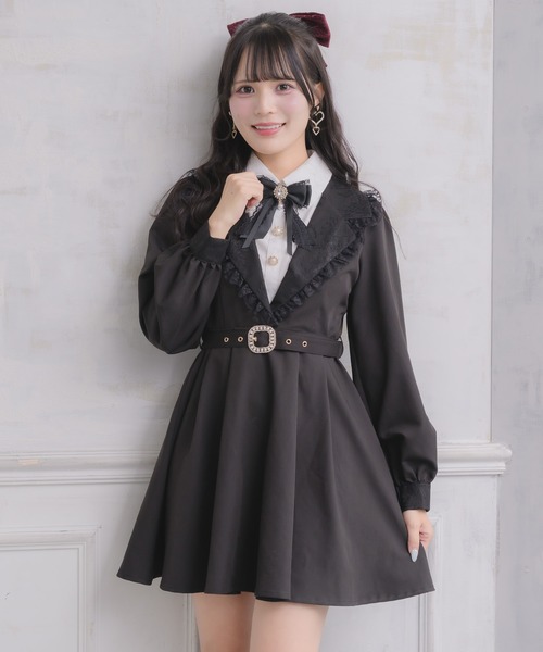 ROJITA（ロジータ） ワンピース テーラー衿デザインワンピース