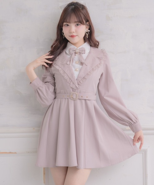 ROJITA（ロジータ） ワンピース テーラー衿デザインワンピース