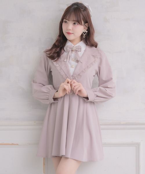ROJITA（ロジータ） ワンピース テーラー衿デザインワンピース