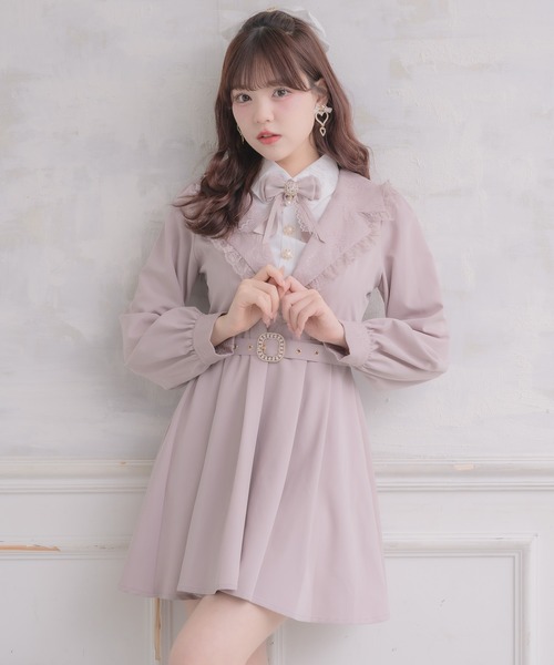 ROJITA（ロジータ） ワンピース テーラー衿デザインワンピース