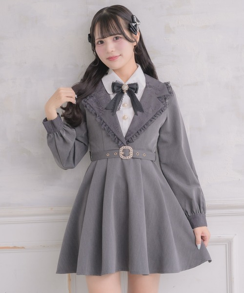ROJITA（ロジータ） ワンピース テーラー衿デザインワンピース