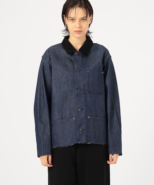 Edition（エディション） ダッフルコート コート カットオフ デニム