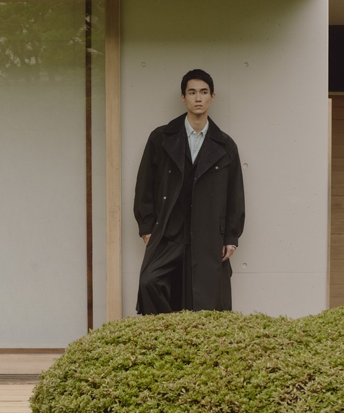 【Barbour】バブアー　ウールコートブラック 古着 Barbour × FREAK´S STORE/バブアー SNOWDON 42