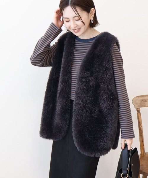 AMERICAN HOLIC（アメリカンホリック） ベスト ジレ 「選べる丈」ベア